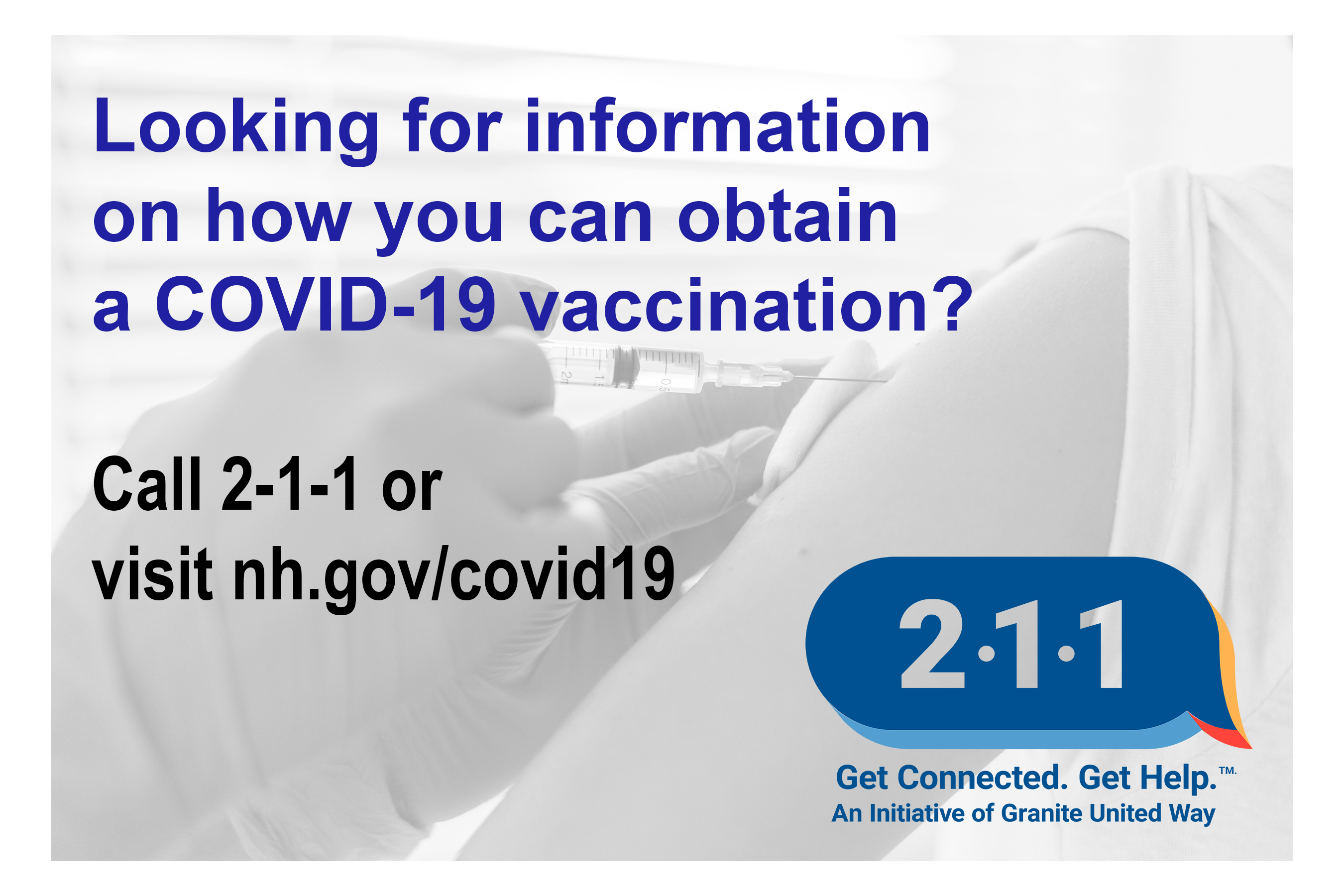 211 NH Connecting NH Residents to Vaccine Registration