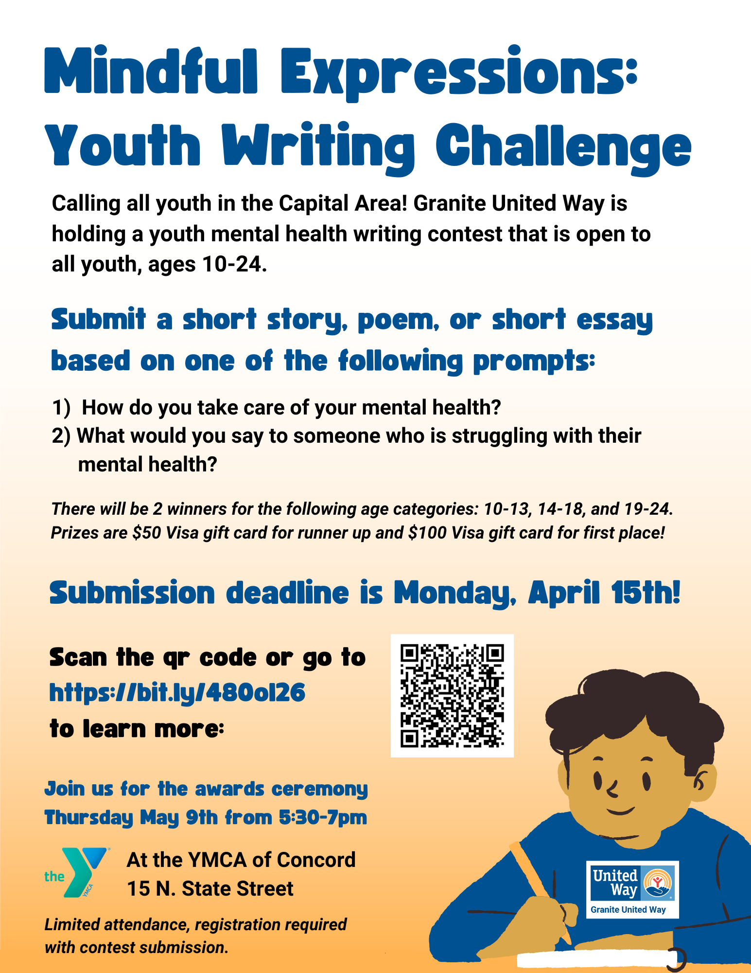 Mindful Expressions: Youth Writing Challenge