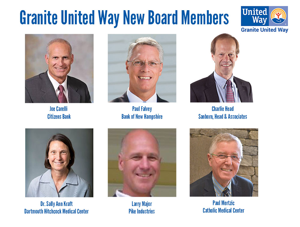 Granite United Way Welcomes New Board Members