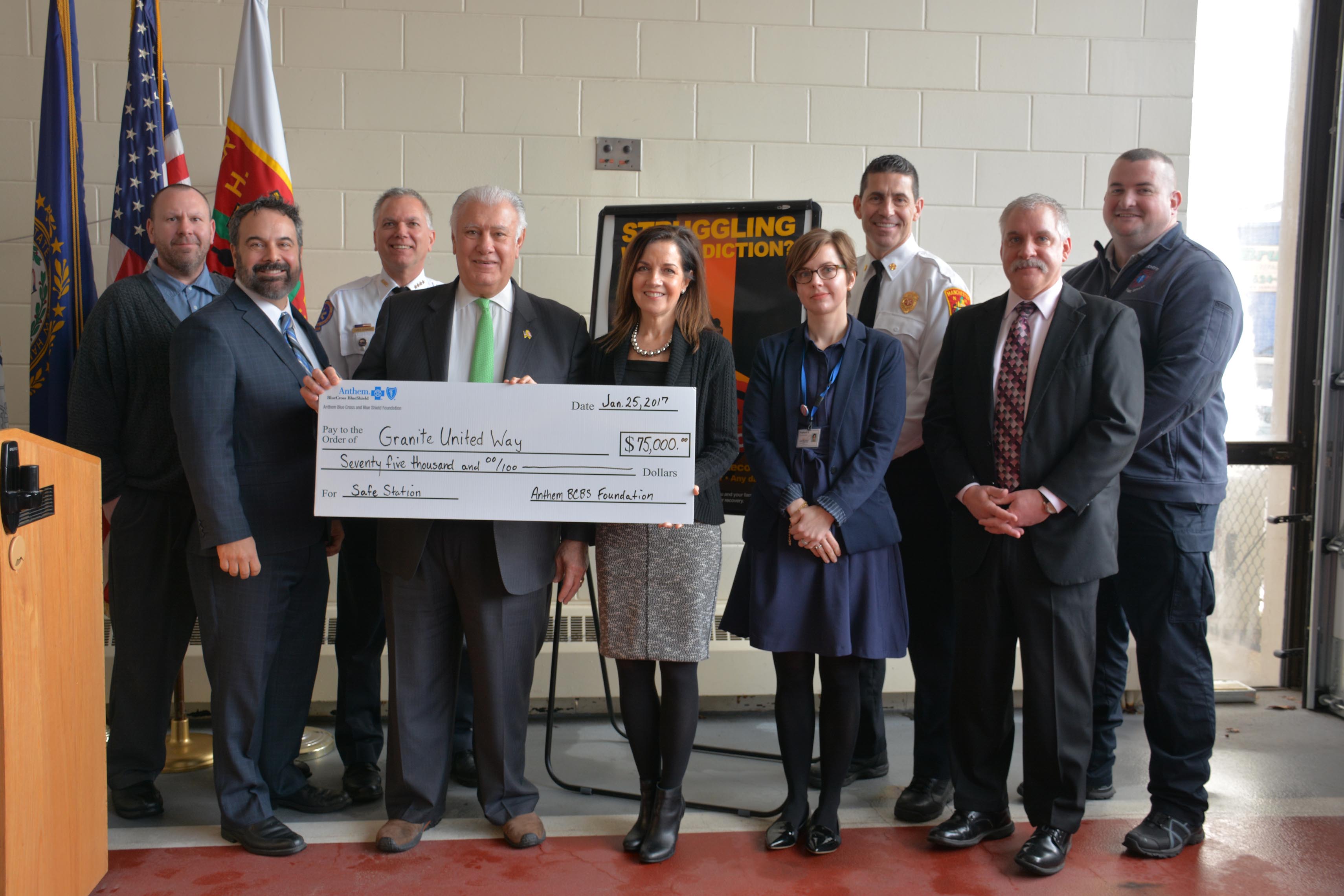 Anthem Foundation Donates $75,000 to Safe Station